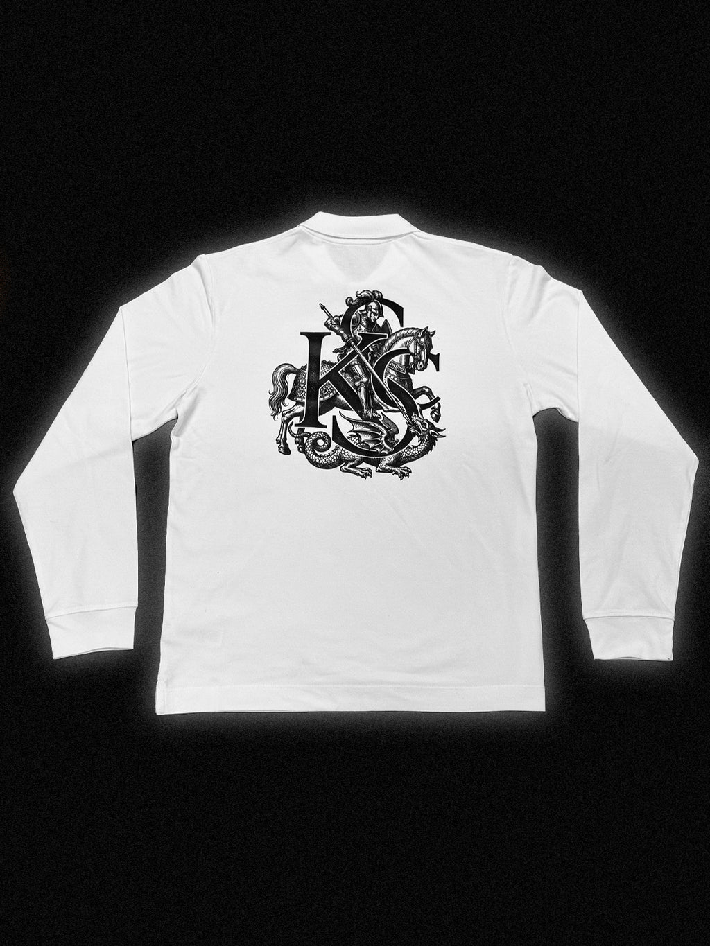 Kazro long sleeve polo